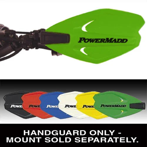 Powermadd POWERMADD POWER X SERIES HANDGUARDS GREEN/NO MOUNT 34283