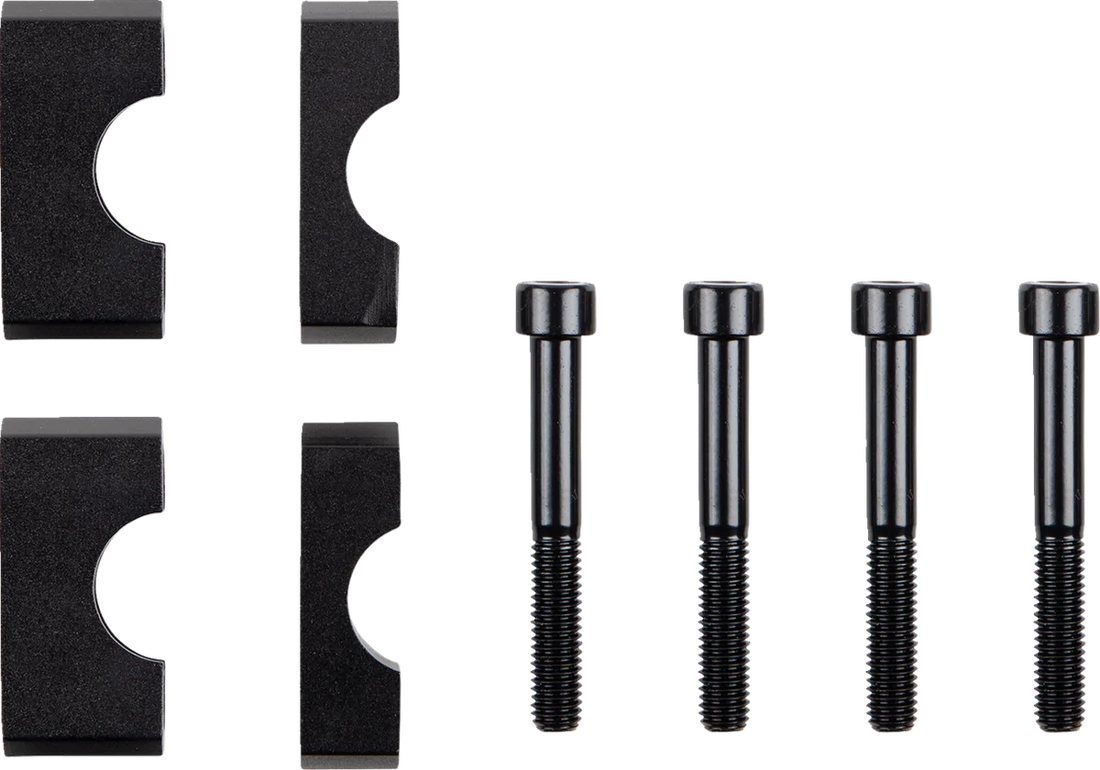Powermadd Riser w/ Bolts - 1" 45210 - Side View