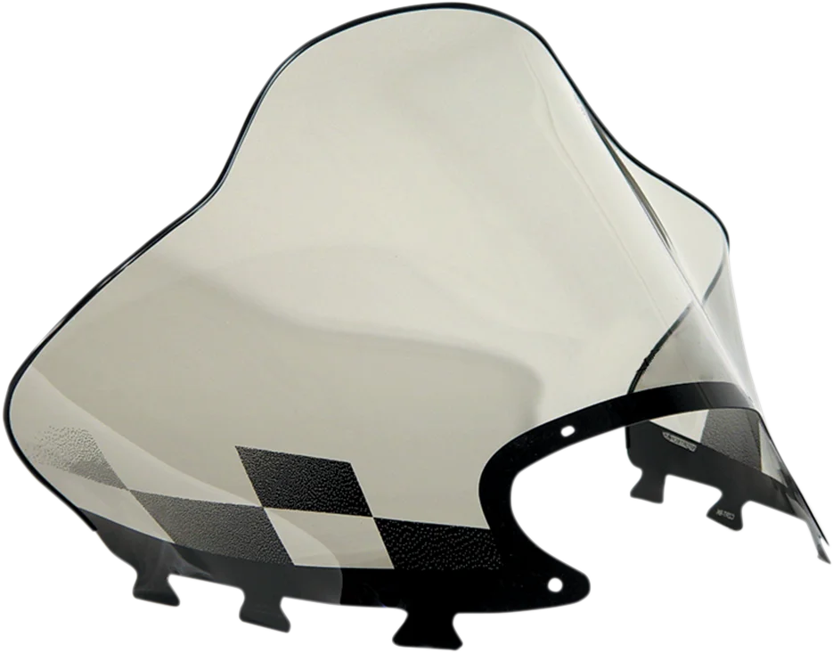 Powermadd Windshield - 13.5" - Black fits Arctic Cat - Side View