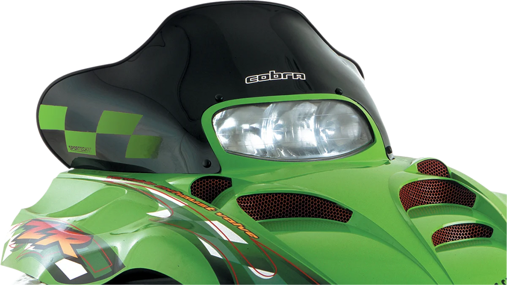 Powermadd Windshield - 13.75" - Black fits Arctic Cat - Main Product View