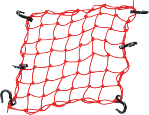 Powertye Adjustable Cargo Net - Red 50151 - Main Product View