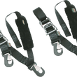 Load image into Gallery viewer, Powertye Big Daddy Tie-Down - 2" - 2 Snap-hook Ends - Black 32570 - Side View