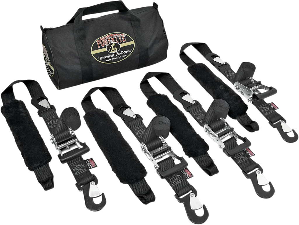 Powertye Big Daddy Trailer Kit - 2" x 6-1/2' - Black TRAILERKIT-102 - Main Product View