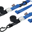 Load image into Gallery viewer, Powertye Cam Tie-Downs - 1-1/2" x 6-1/2' - Black/Blue 29623-S - Main Product View