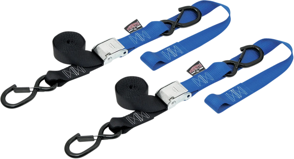 Powertye Cam Tie-Downs - 1-1/2" x 6-1/2' - Black/Blue 29623-S - Main Product View