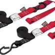 Load image into Gallery viewer, Powertye Cam Tie-Downs - 1-1/2" x 6-1/2' - Black/Red 29621-S - Main Product View