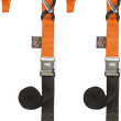 Load image into Gallery viewer, Powertye Cam Tie-Downs - 1-1/2" x 6-1/2' - Orange/Black 29629-S - Main Product View