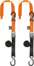 Load image into Gallery viewer, Powertye Cam Tie-Downs - 1-1/2" x 6-1/2' - Orange/Black 29629-S - Main Product View