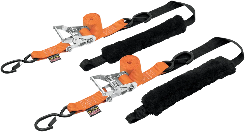Powertye Deluxe Ratchet Tie-Downs - 1-1/2" x 6-1/2' - Orange 30692-S - Main Product View
