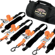 Load image into Gallery viewer, Powertye Fat Strap Trailer Kit - Black TRAILERKIT-82 - Side View