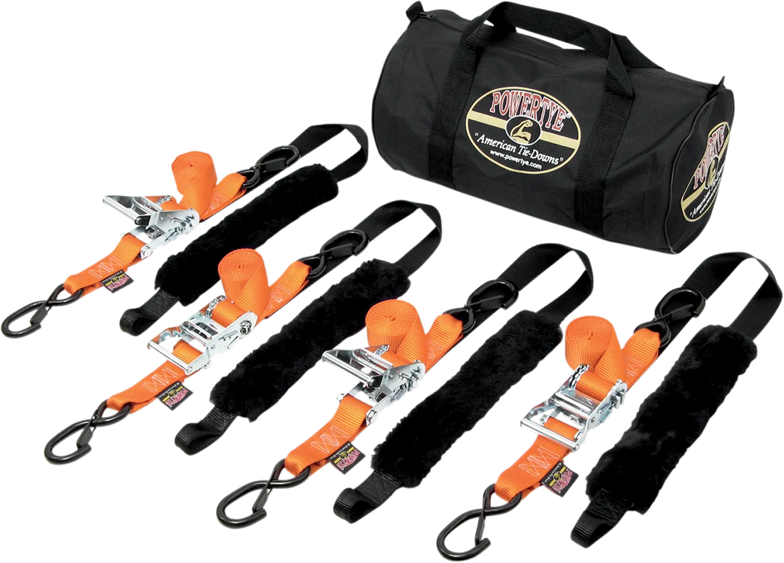 Powertye Fat Strap Trailer Kit - Black TRAILERKIT-82 - Side View