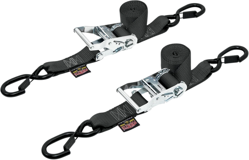 Powertye Ratchet Tie-Downs - 1-1/2" x 6-1/2' - Black 30572-S - Main Product View