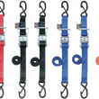 Load image into Gallery viewer, Powertye Ratchet Tie-Downs - 1-1/2" x 6-1/2' - Black 30572-S - Side View