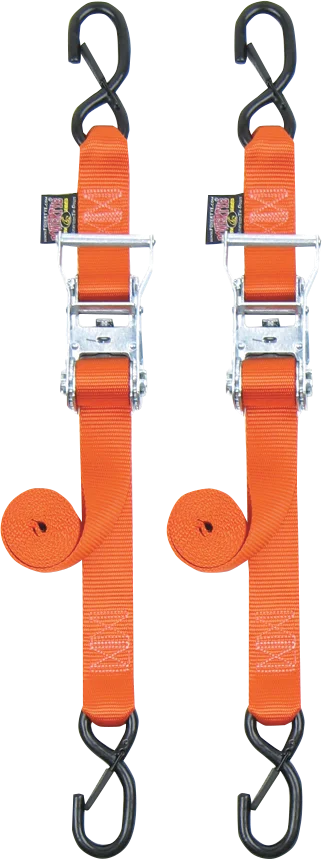 Powertye Ratchet Tie-Downs - 1-1/2" x 6-1/2' - Orange 30579-S - Main Product View