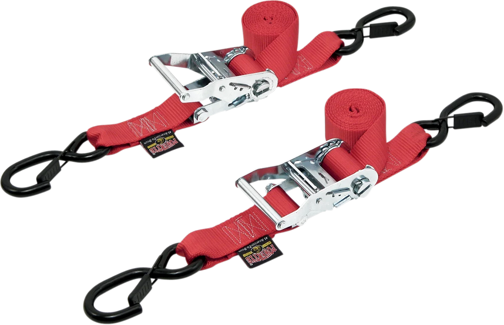 Powertye Ratchet Tie-Downs - 1-1/2" x 6-1/2' - Red 30571-S - Main Product View