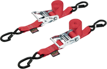 Load image into Gallery viewer, Powertye Ratchet Tie-Downs - 1-1/2" x 6-1/2' - Red 30571-S - Main Product View