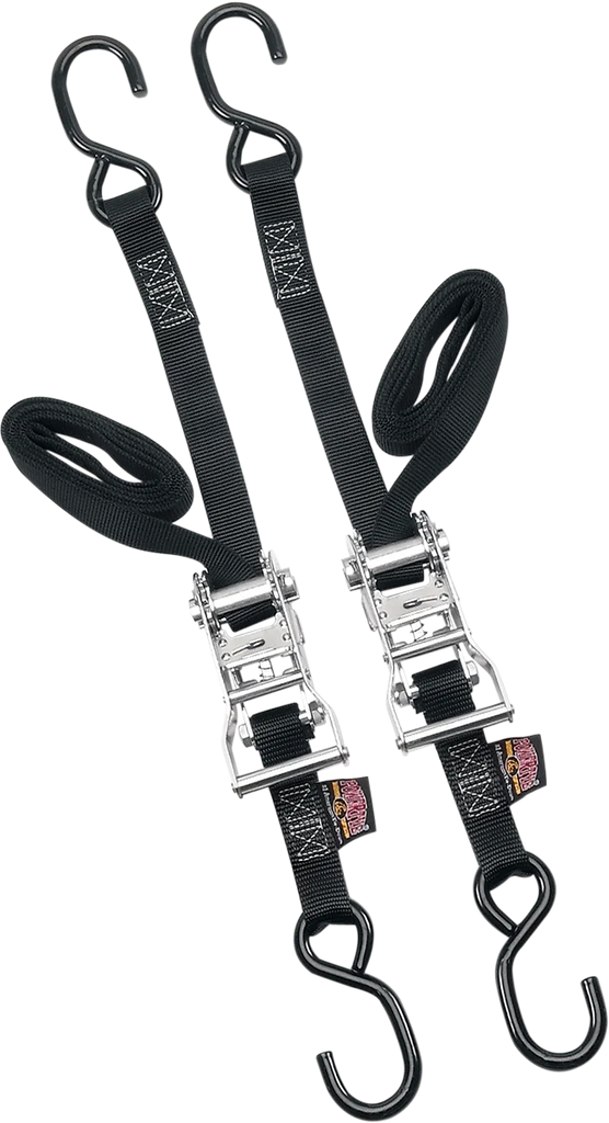Powertye Ratchet Tie-Downs - 1" x 6' - Black 32272 - Main Product View