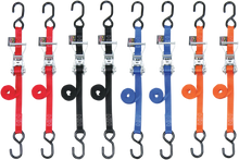 Load image into Gallery viewer, Powertye Ratchet Tie-Downs - 1" x 6' - Red 32271 - Side View