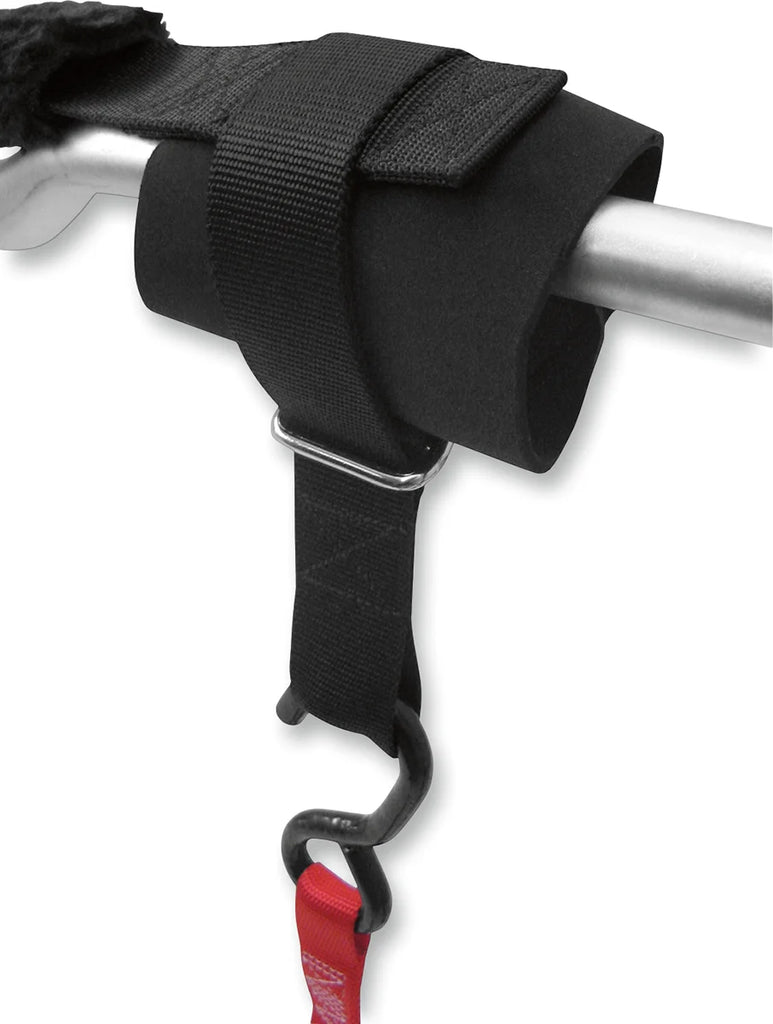 Powertye Soft Tie Handlebar Hand Cuff - Black 43002 - Side View