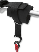 Load image into Gallery viewer, Powertye Soft Tie Handlebar Hand Cuff - Black 43002 - Side View