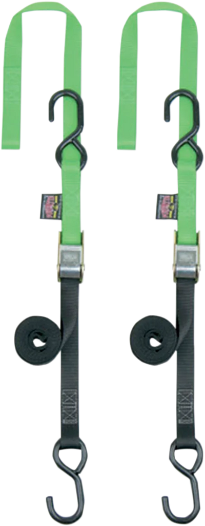 Powertye Soft-Tye Tie-Downs - 1" x 5-1/2' - Green 23625 - Main Product View