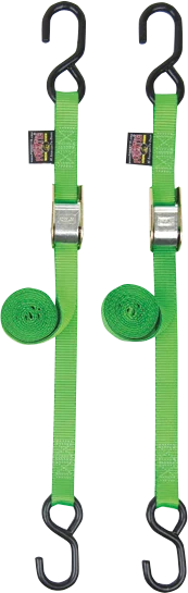 Powertye Standard Tie-Downs - 1" x 5-1/2' - Green 22265 - Main Product View