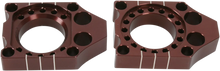 Load image into Gallery viewer, Pro Circuit Axle Blocks - Red - Honda HAB09 - Side View