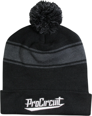 Pro Circuit Beanie - Charcoal/Black/Gray 68100 - Main Product View