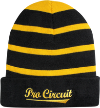 Load image into Gallery viewer, Pro Circuit Beanie - Charcoal/Black/Gray 68100 - Side View
