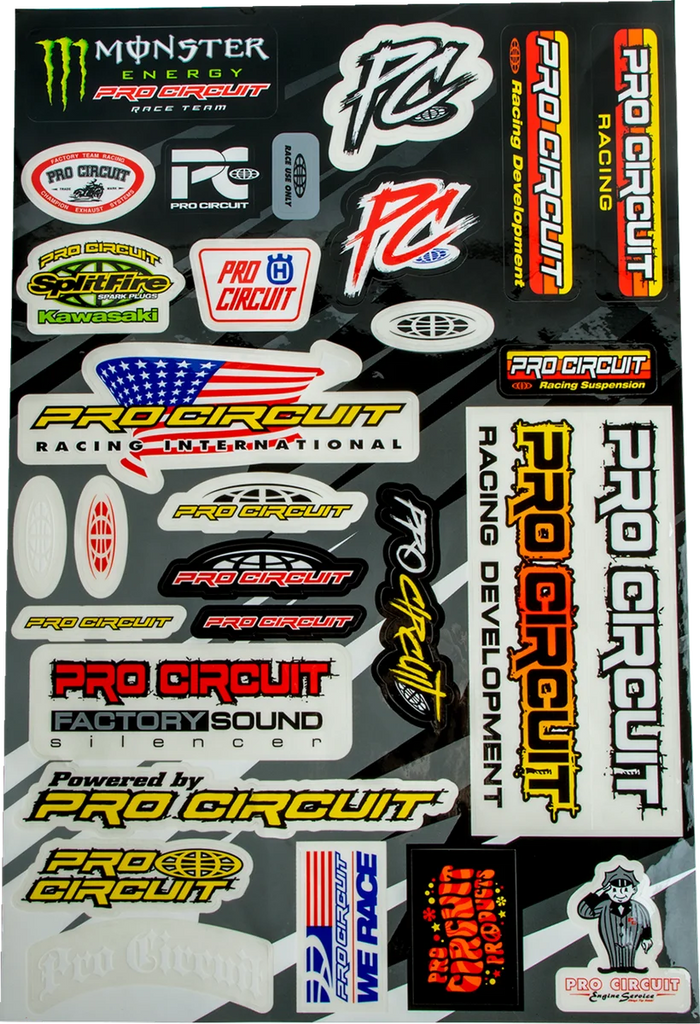 Pro Circuit Deluxe Decal Sheet DC22DLX - Main Product View