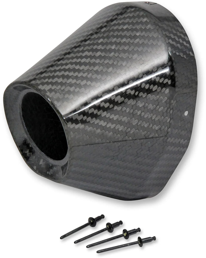 Pro Circuit End Cap - Carbon Fiber - Ti-5/Ti-6 PC4022-0003 - Back View