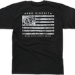 Load image into Gallery viewer, Pro Circuit Flag T-Shirt - Black - Large - Side View