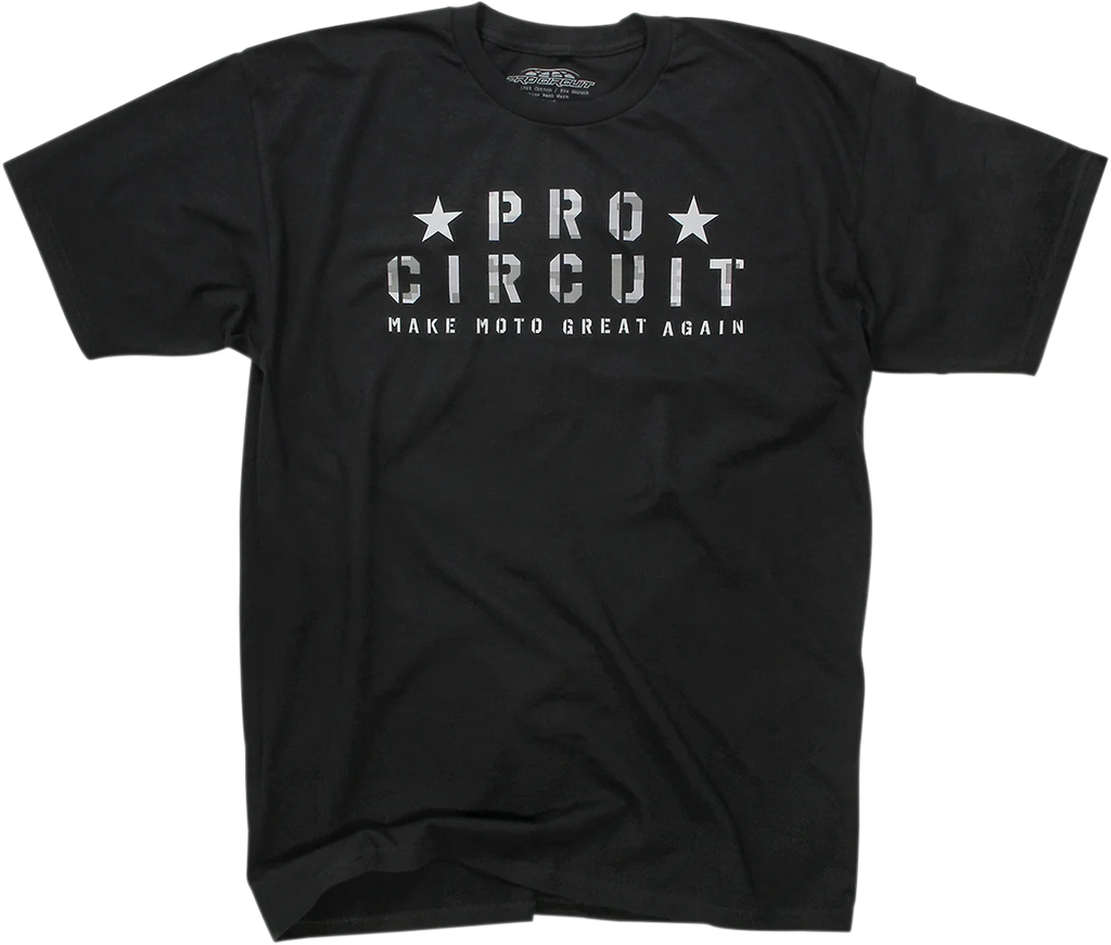 Pro Circuit Flag T-Shirt - Black - XL - Main Product View