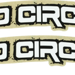 Load image into Gallery viewer, Pro Circuit Font Fender Decal - Retro - White DC0010-RETRO - Main Product View