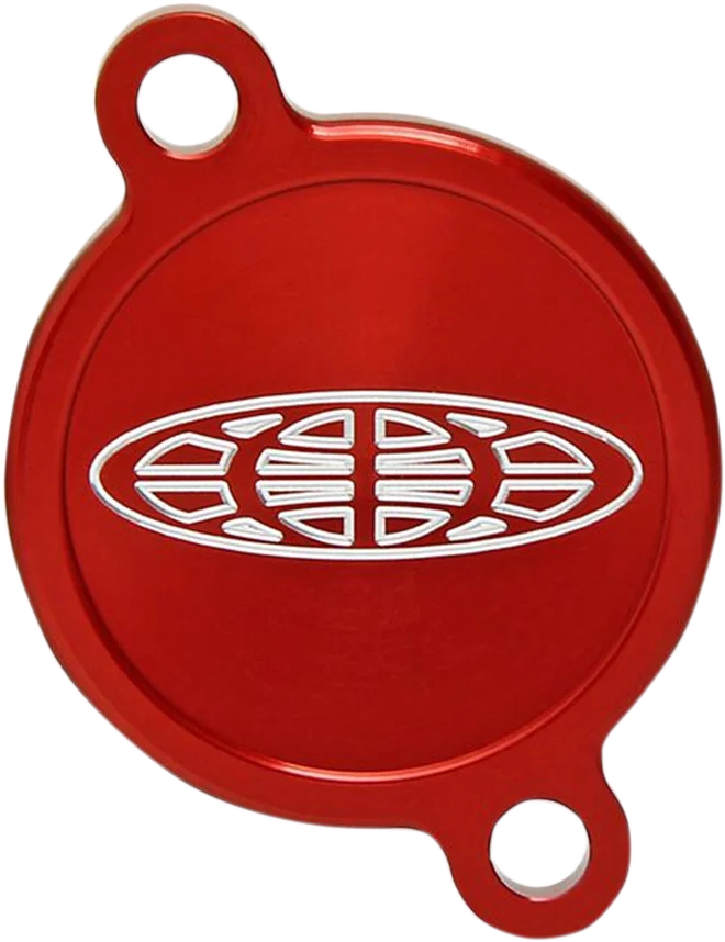 Pro Circuit Oil Filter Cover - Kawasaki PC4009-0015 - Main Product View