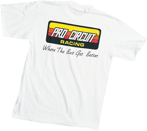 Pro Circuit Original Logo T-Shirt - White - XL PC0118-0140 - Main Product View