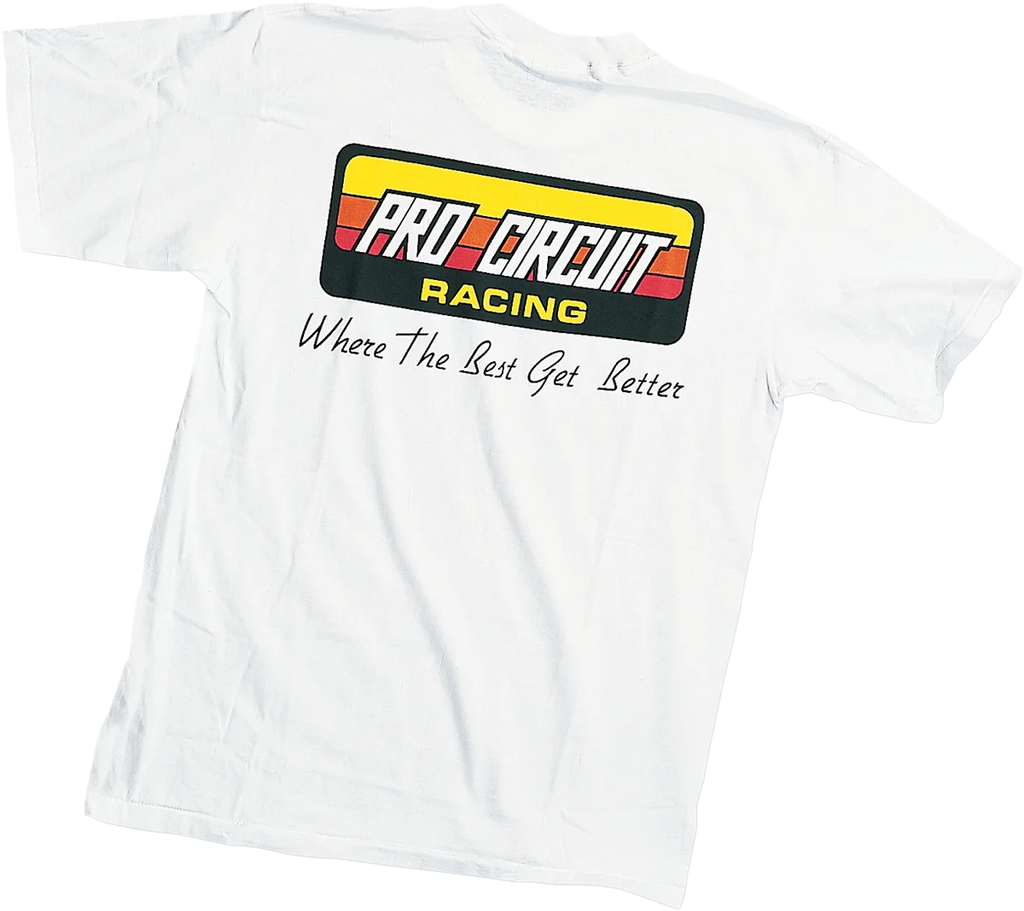 Pro Circuit Original Logo T-shirt - White - Medium - Main Product View