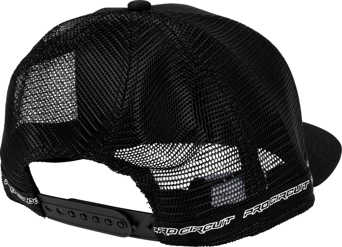 Pro Circuit Patch Snapback Hat - Black 6711167125 - Side View