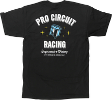 Load image into Gallery viewer, Pro Circuit Piston T-shirt - Black - Medium - Side View