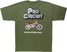 Load image into Gallery viewer, Pro Circuit Pit Bike T-shirt - Green - 2XL - Side View