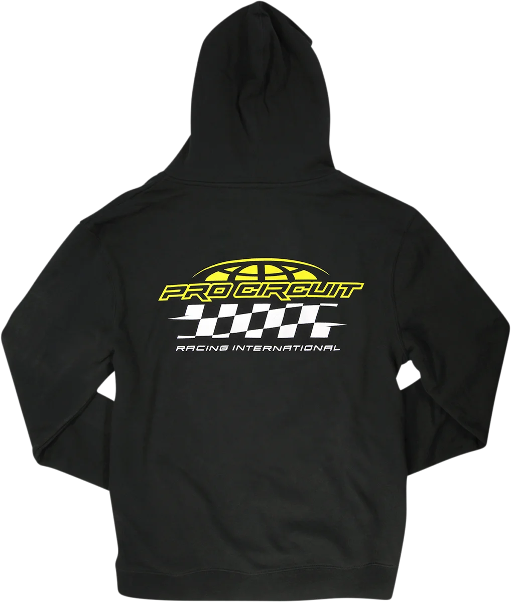 Pro Circuit Racer Zip Hoodie - Black - 2XL 6511920-050 - Side View