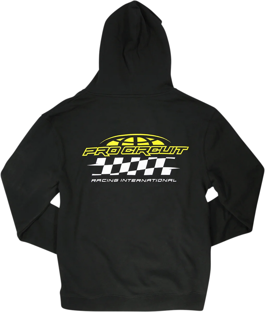 Pro Circuit Racer Zip Hoodie - Black - 2XL 6511920-050 - Side View