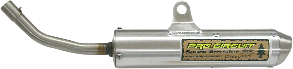 Pro Circuit Spark Arrestor Silencer SH97250-SA fits 1997-1998 Honda CR250R - Side View