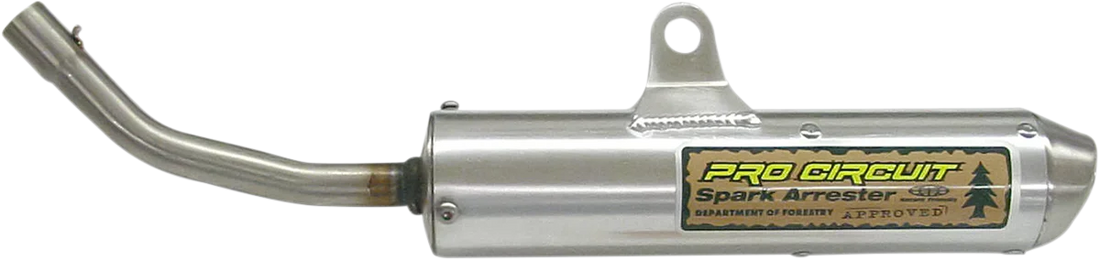 Pro Circuit Spark Arrestor Silencer SH98125-SA fits 1998-1999 Honda CR125R - Side View