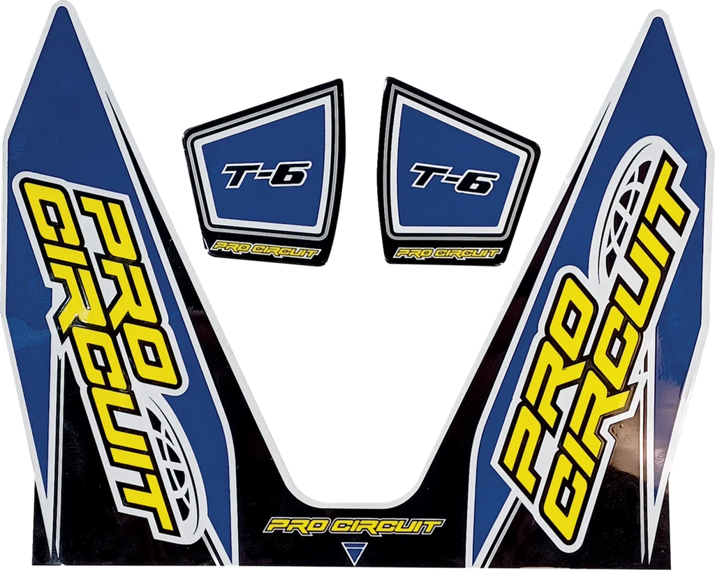 Pro Circuit T-6 Decal - Dark Blue D22T6-DB - Main Product View
