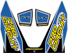 Load image into Gallery viewer, Pro Circuit T-6 Decal - Light Blue DC22T6-LB - Main Product View