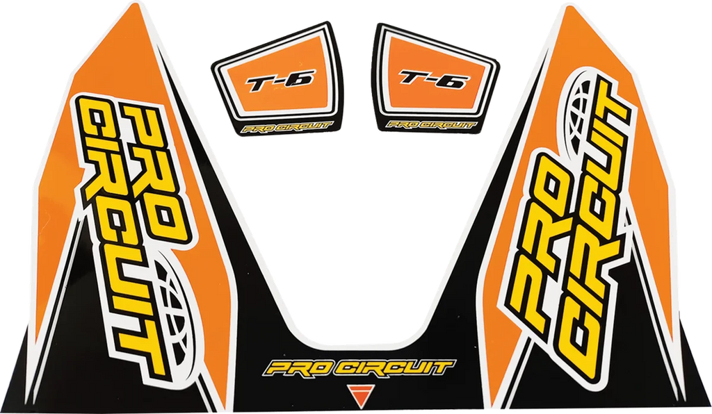 Pro Circuit T-6 Decal - Orange DC22T6-ORANGE - Main Product View