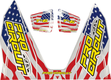 Load image into Gallery viewer, Pro Circuit T-6 Decal - Stars and Stripes DC22T6-SS - Main Product View
