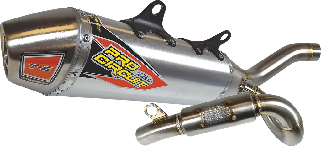 Pro Circuit T-6 Exhaust System - Stainless Steel 0152245G - Main Product View