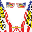 Load image into Gallery viewer, Pro Circuit T-6 Mini/Dual Decal - Stars and Stripes D22MINI-SS - Main Product View